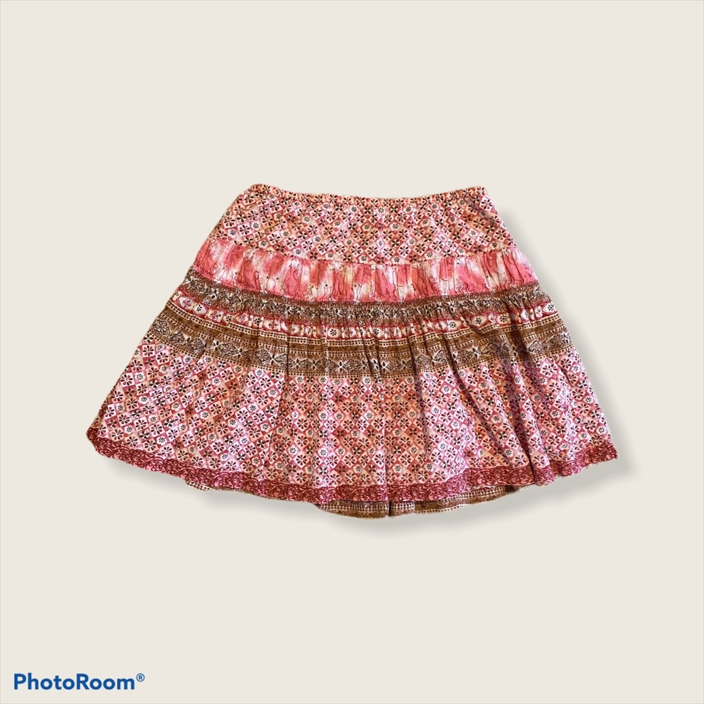 ~Faded Glory pink and brown skirt~